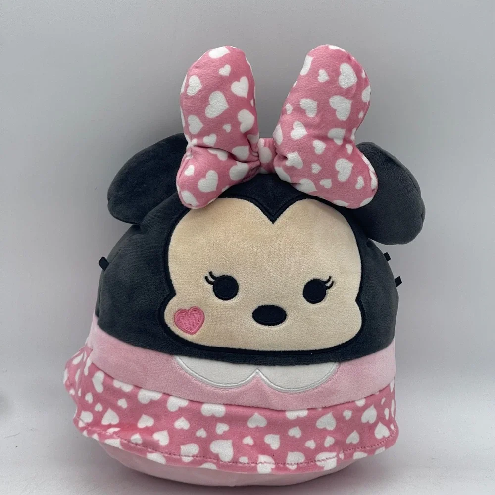 Disney Minnie Mouse Squishmallow SQD00045-071522-Q044 8 Inch Pink Heart Dress